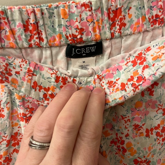 J Crew Floral Mini Skirt - Picture 2 of 2